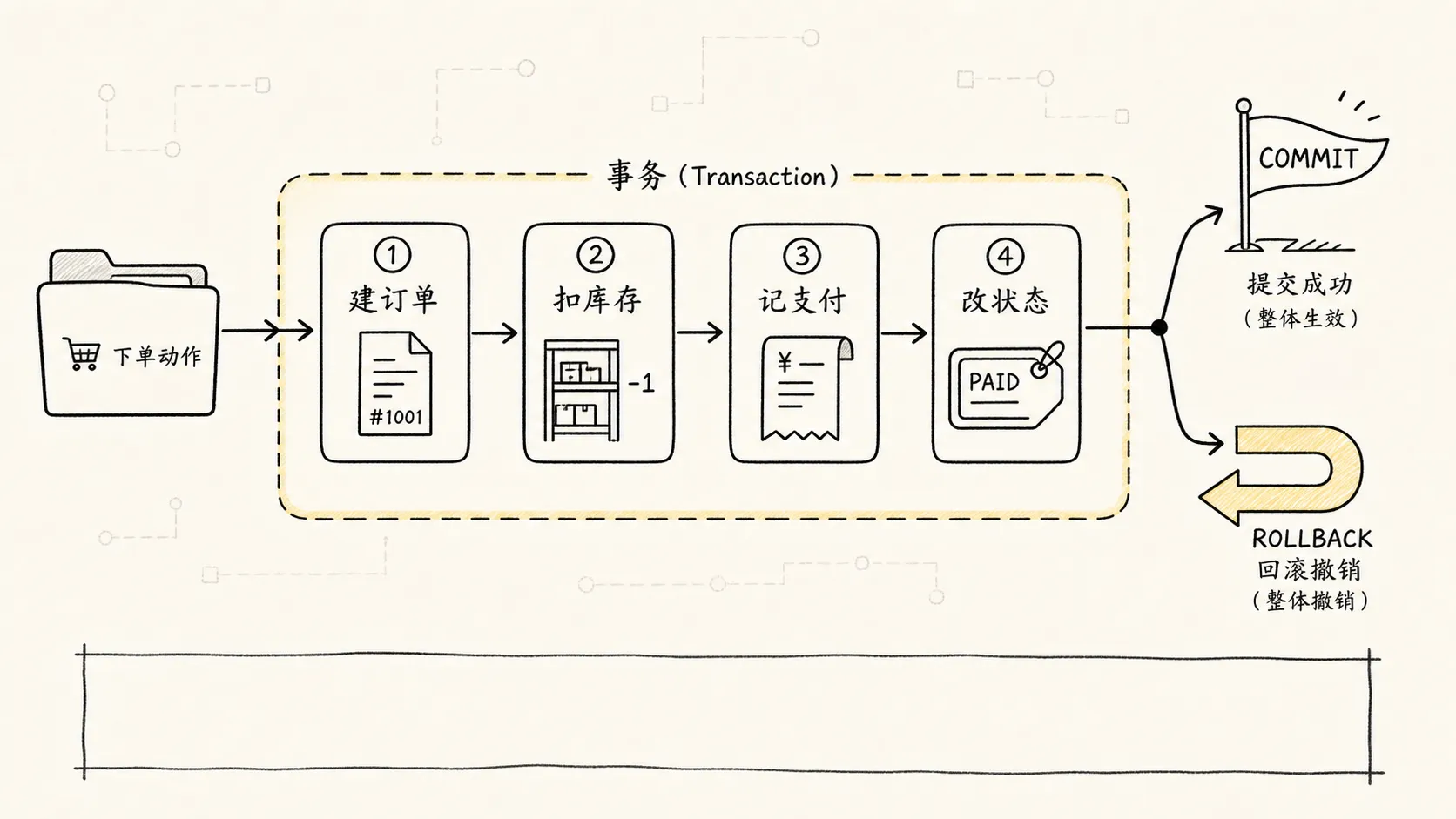 PostgreSQL 事务边界与回滚路径