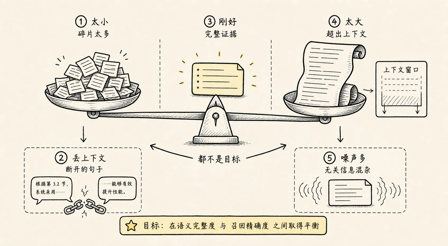 分块技术 手绘图 2：分块大小的权衡