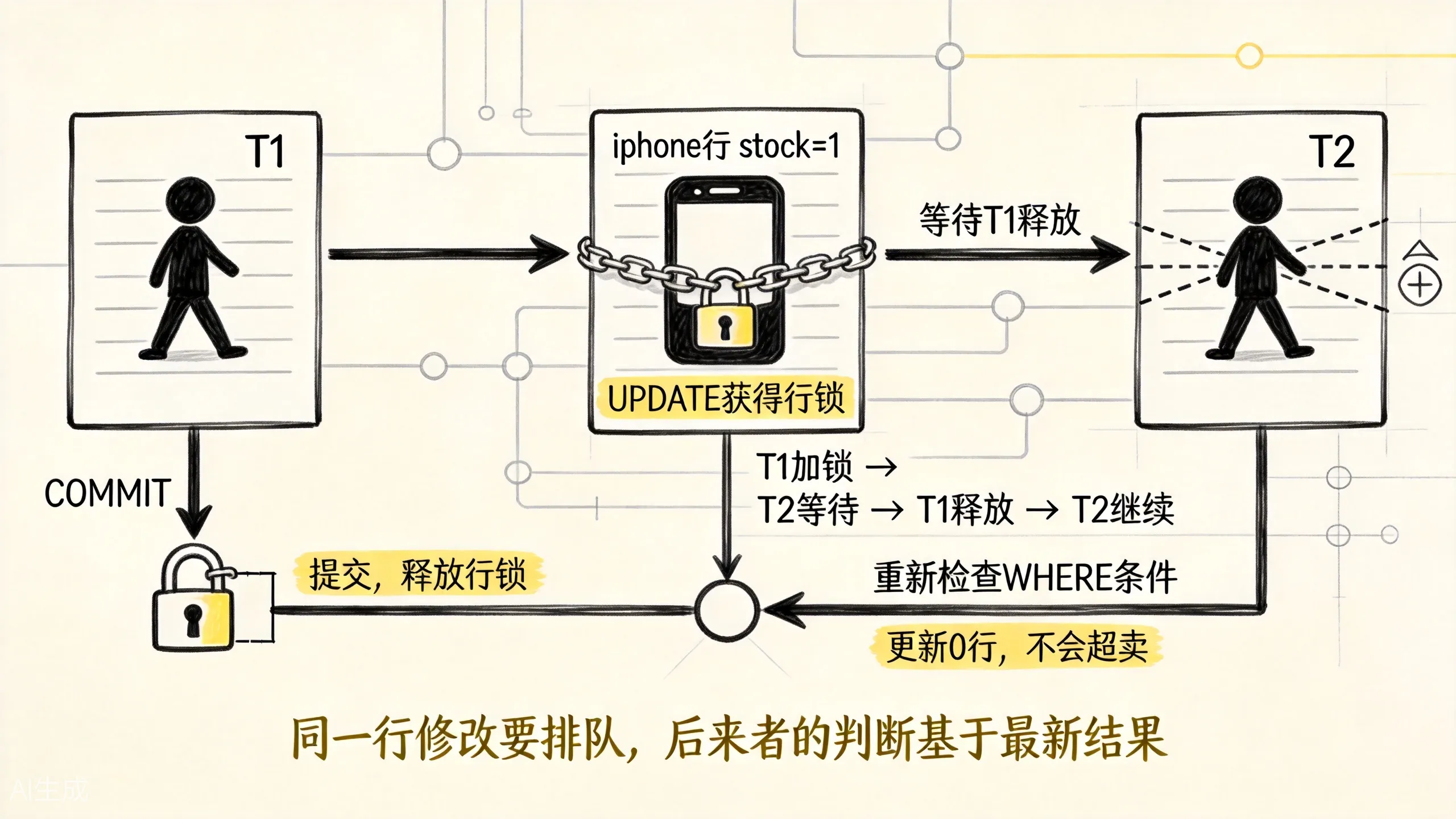 PostgreSQL 行锁的争夺与等待机制