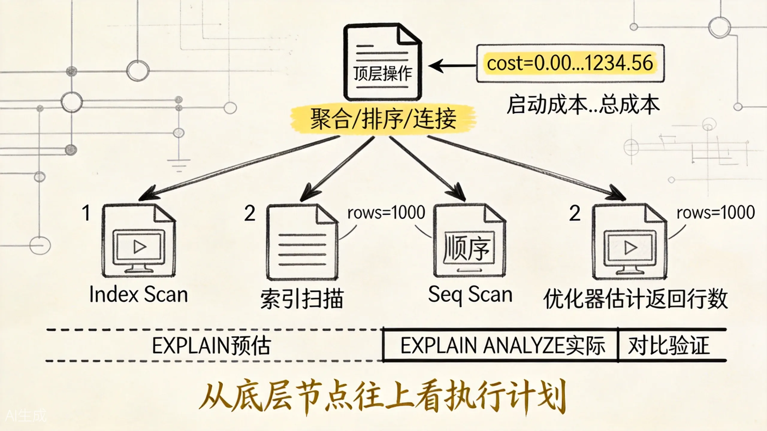 PostgreSQL EXPLAIN 输出的可视化解读