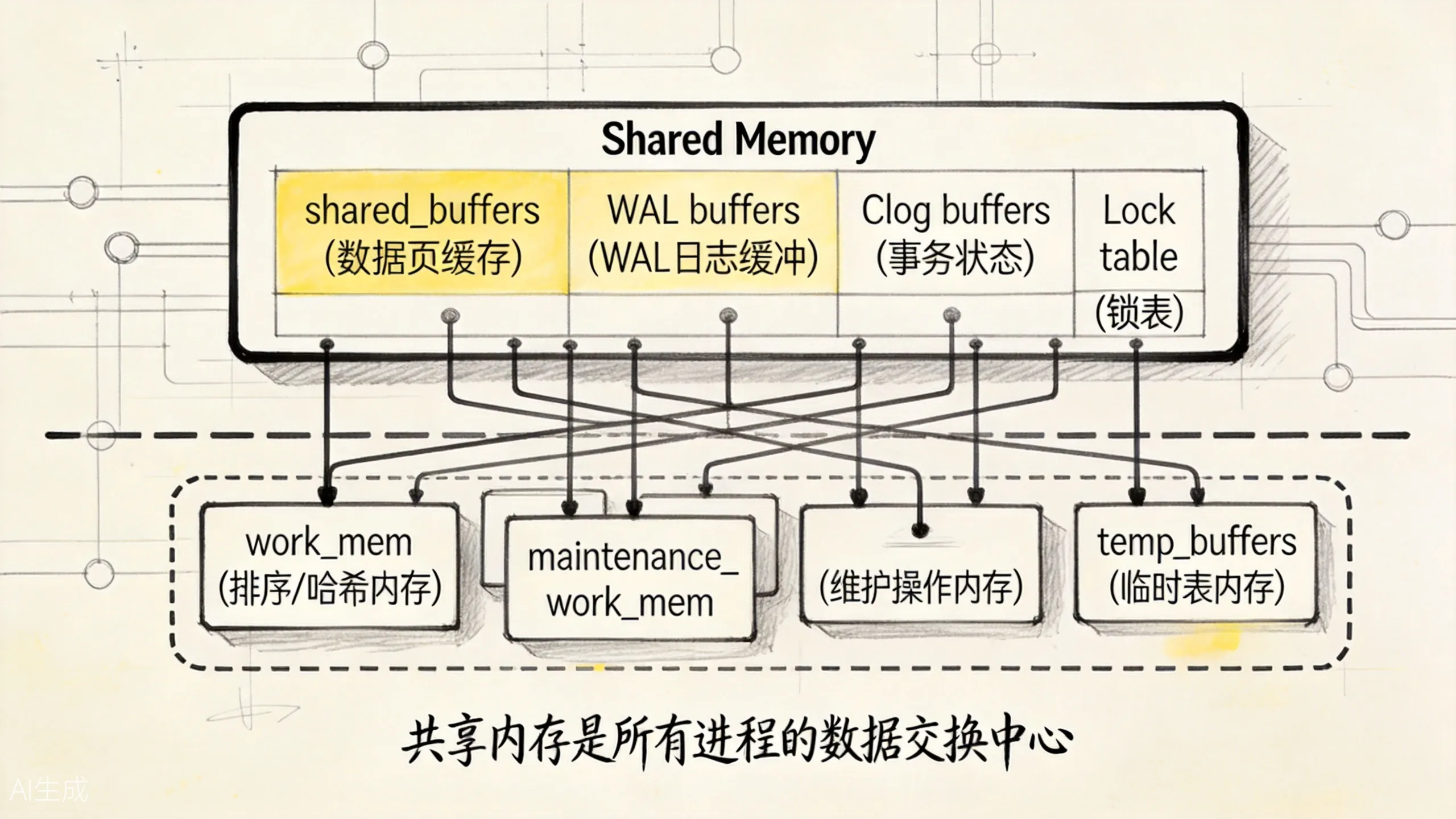 PostgreSQL 内存架构