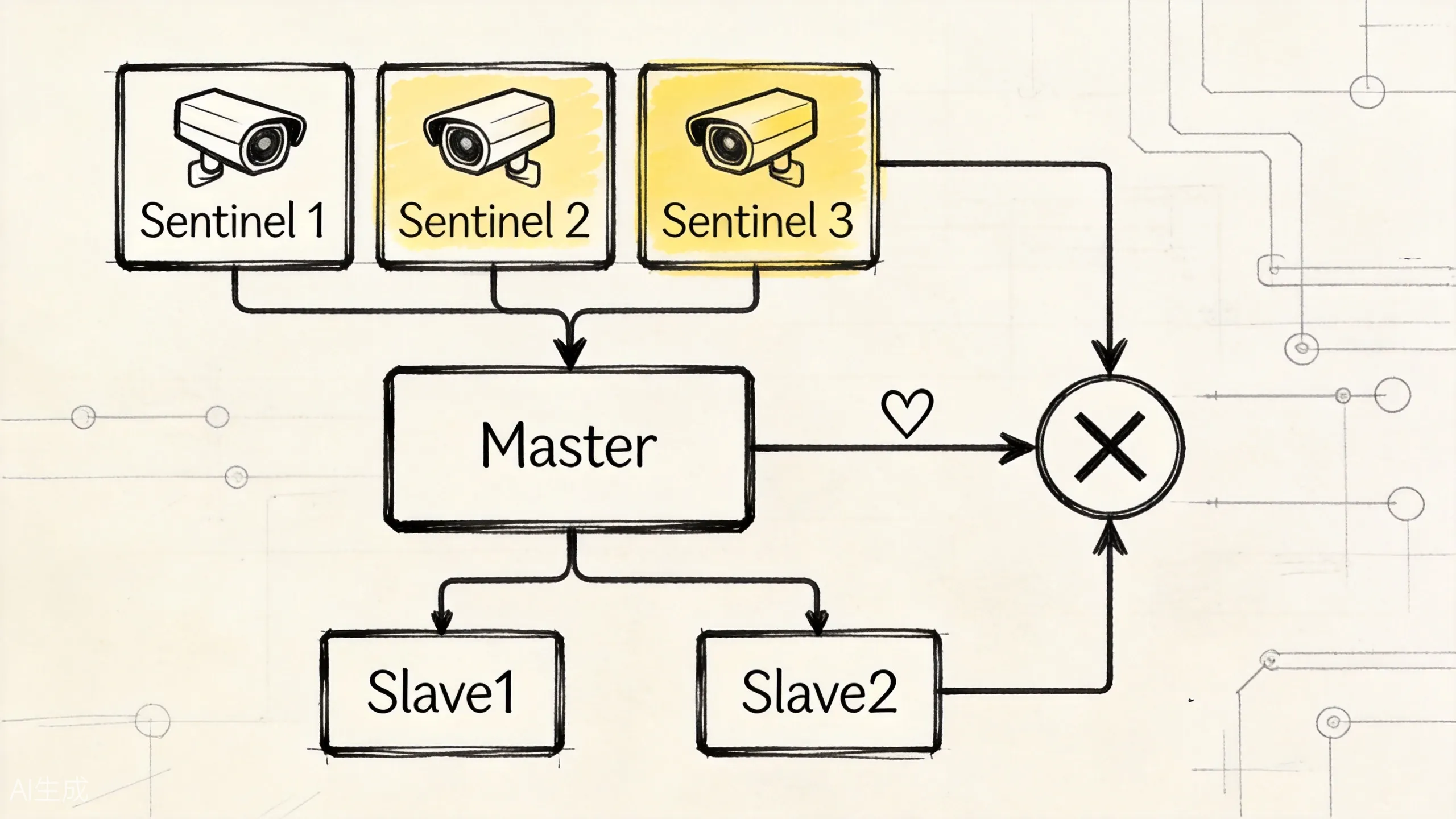 Redis 哨兵高可用架构